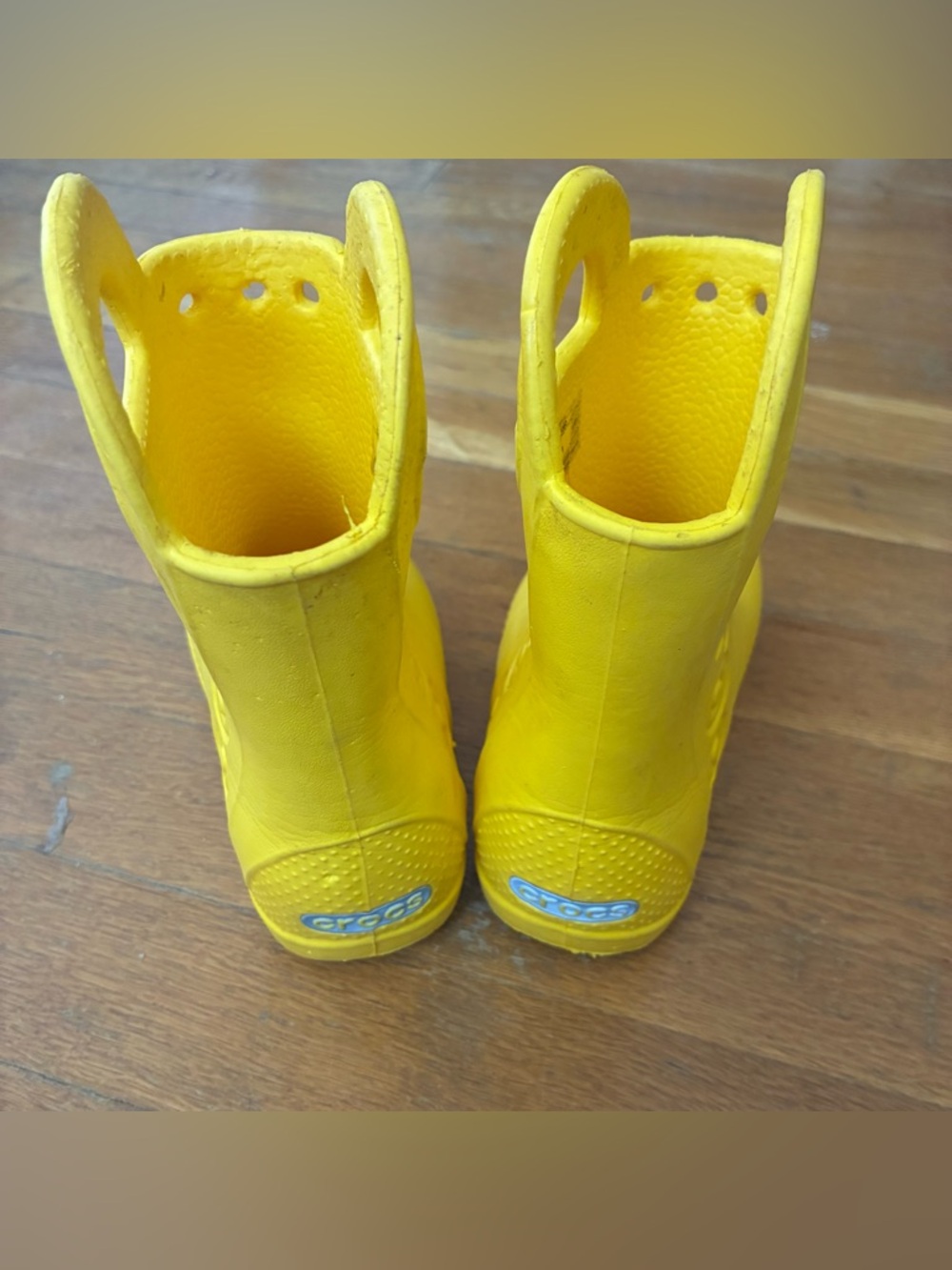 Yellow Crocs Rainboots - Picture 7 of 9